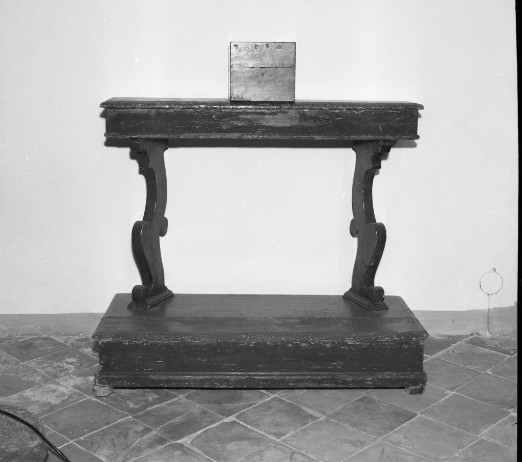 inginocchiatoio - bottega toscana (fine sec. XVIII)