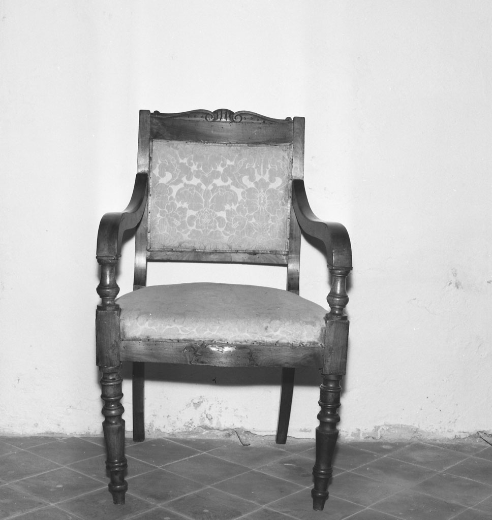 poltrona - bottega toscana (secondo quarto sec. XIX)