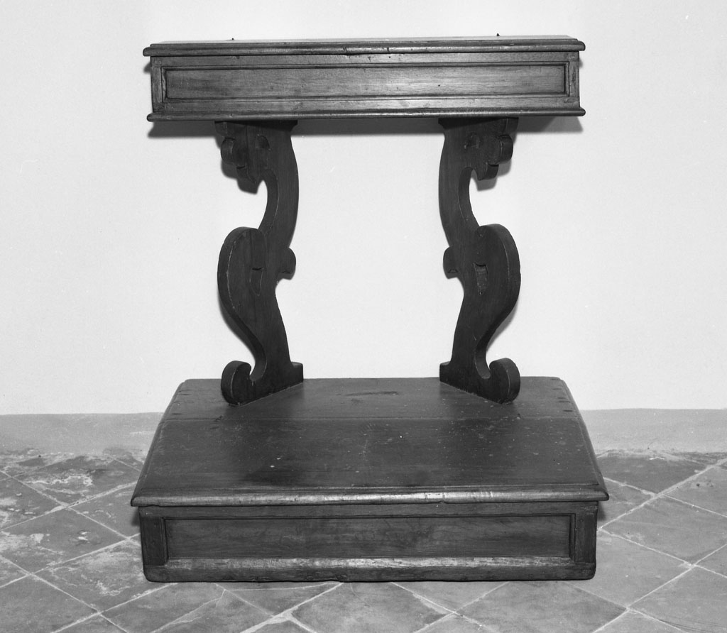 inginocchiatoio - bottega toscana (fine sec. XVIII)