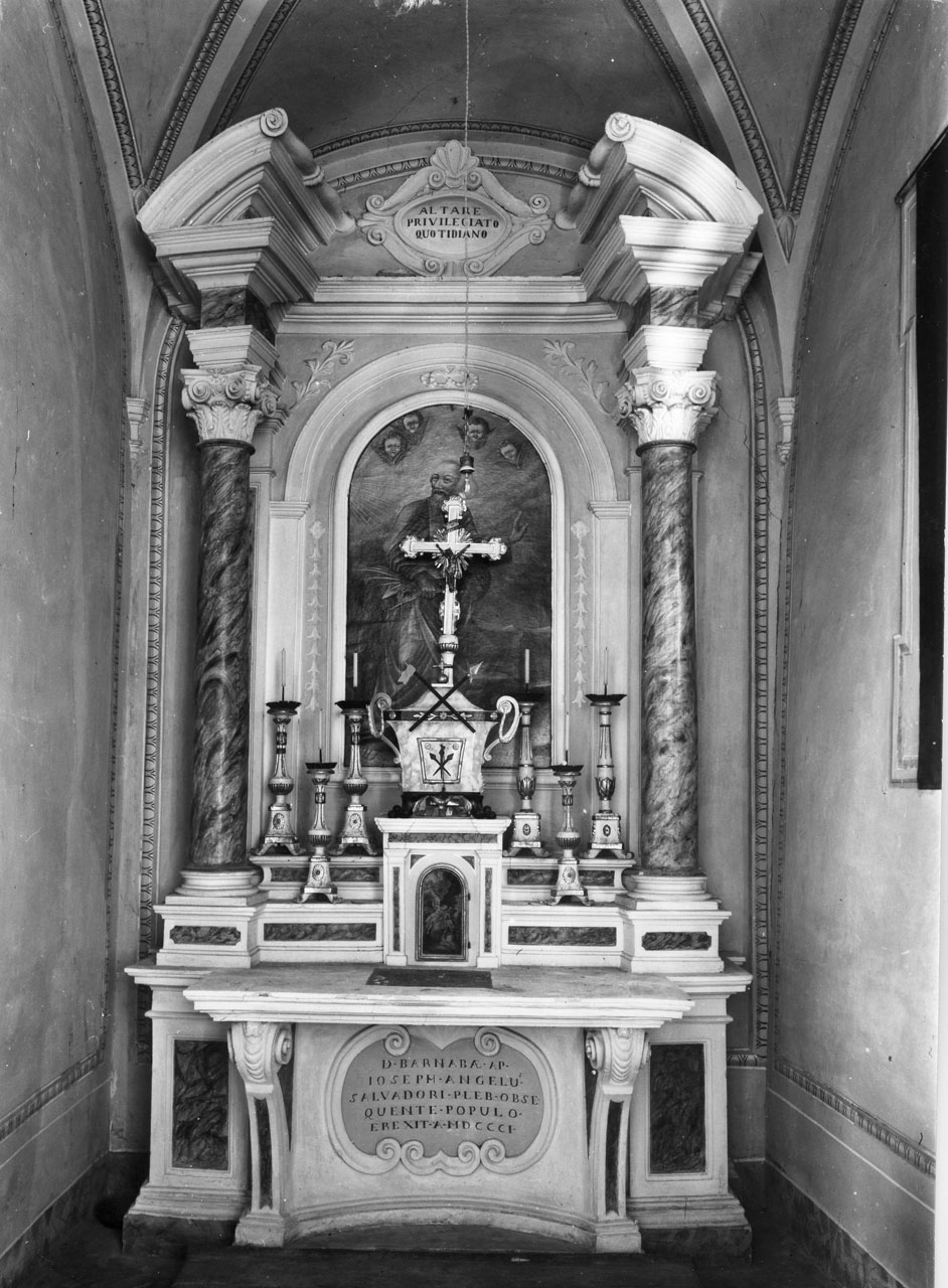 altare - bottega toscana (inizio sec. XIX)