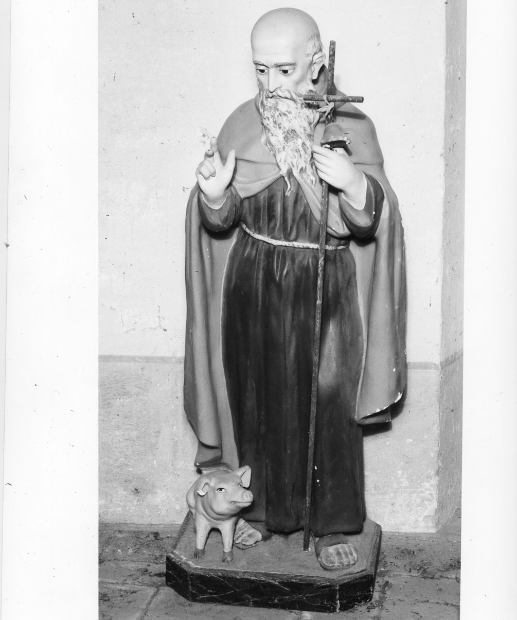 Sant'Antonio Abate (statua) - bottega toscana (fine/inizio secc. XIX/ XX)