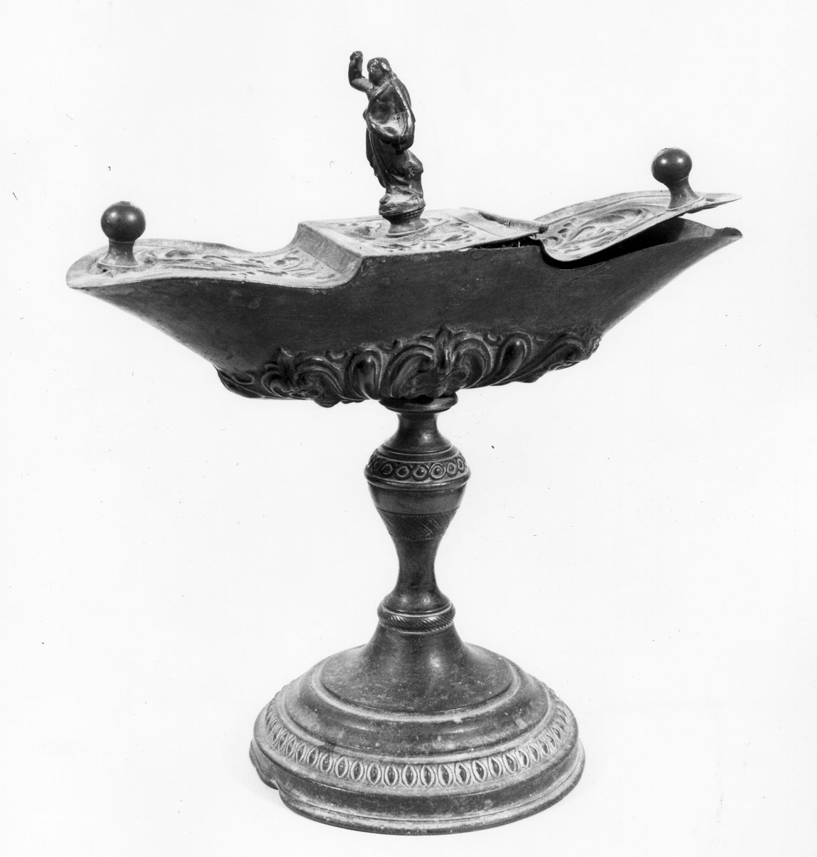 navicella portaincenso - bottega toscana (inizio sec. XX)