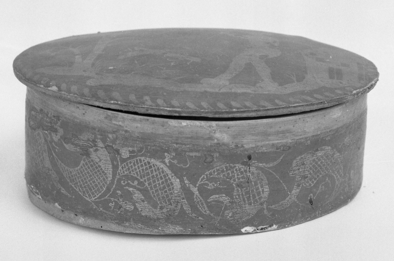 scatola - bottega italiana (prima metà sec. XIX)