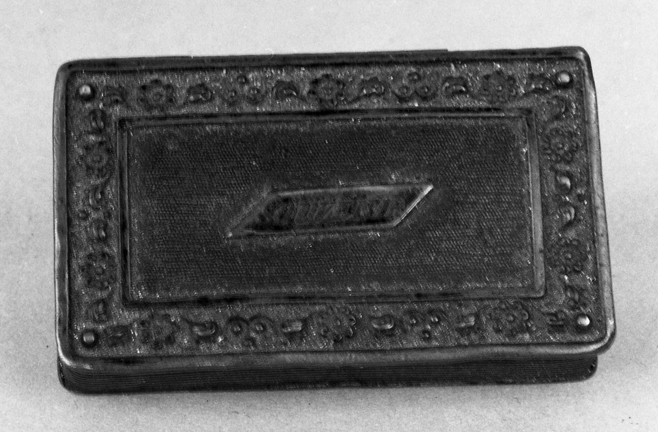 tabacchiera - bottega italiana (sec. XIX)