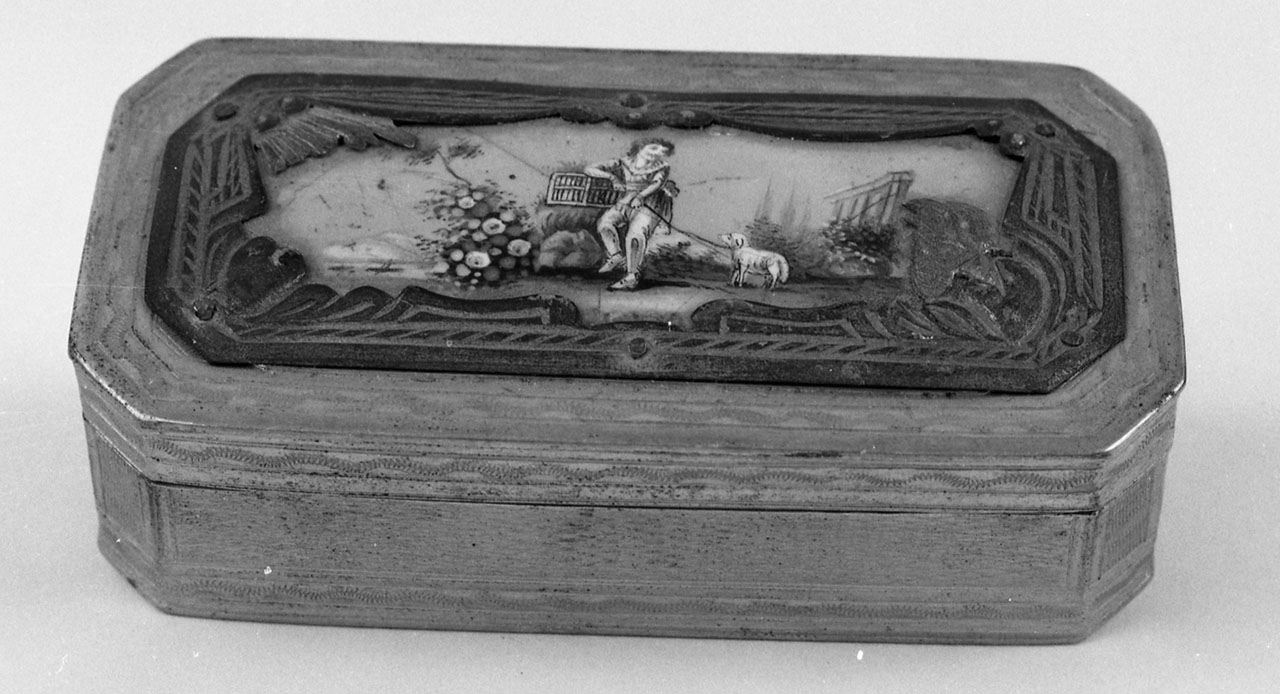 tabacchiera - bottega italiana (ultimo quarto sec. XVIII)