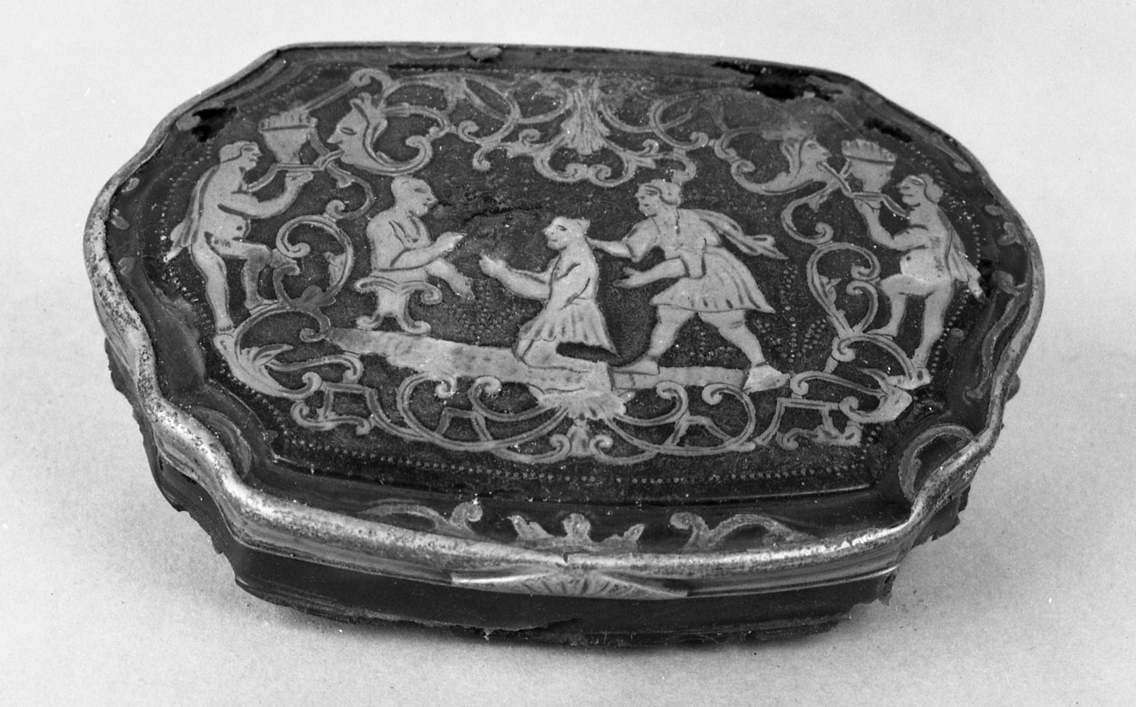 tabacchiera - bottega italiana (prima metà sec. XVIII)