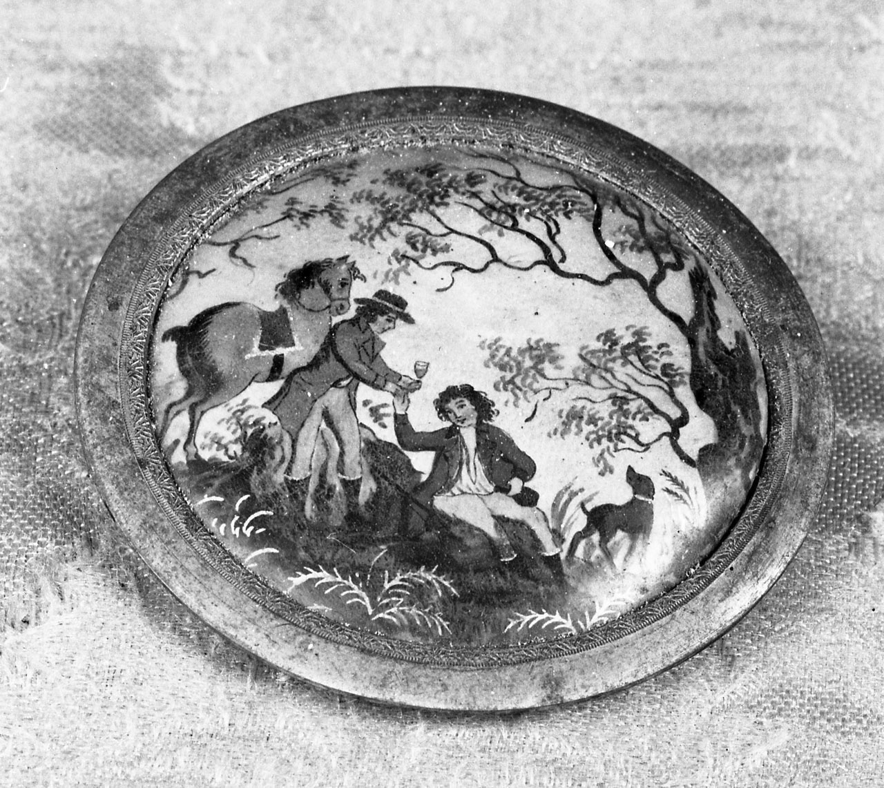 tabacchiera - bottega italiana (fine/inizio secc. XVIII/ XIX)