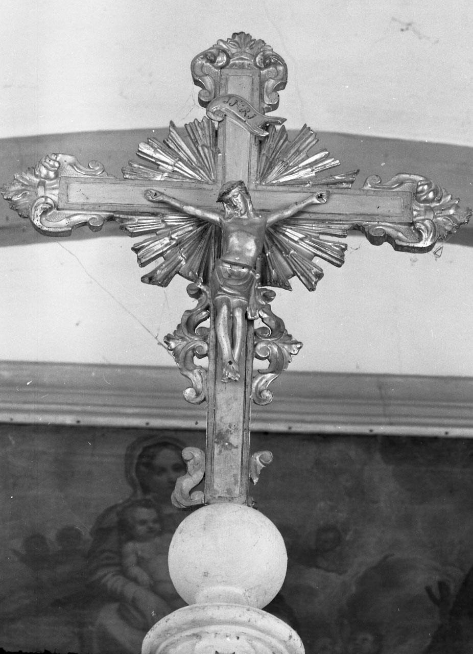croce d'altare - bottega toscana (sec. XIX)