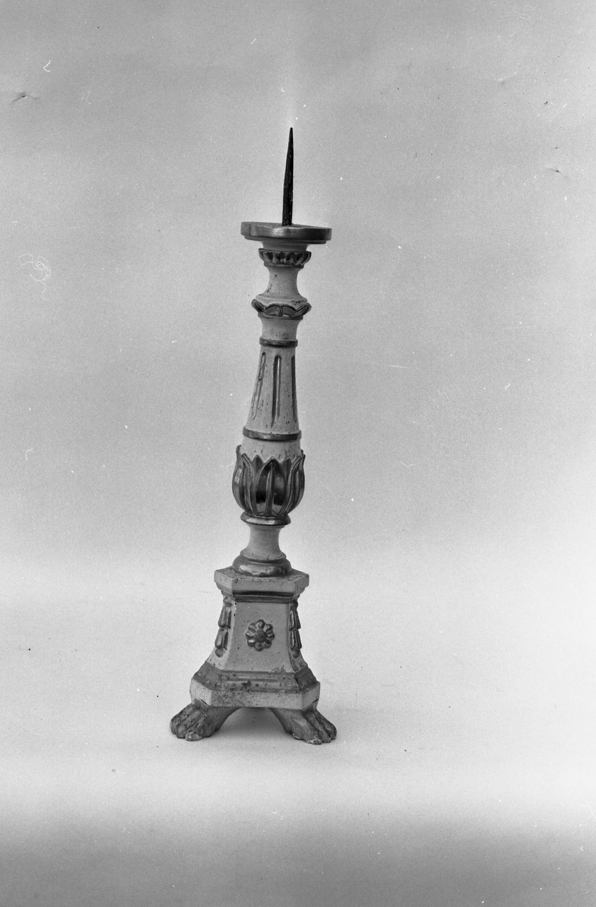 candelabro, serie - bottega toscana (seconda metà sec. XIX)