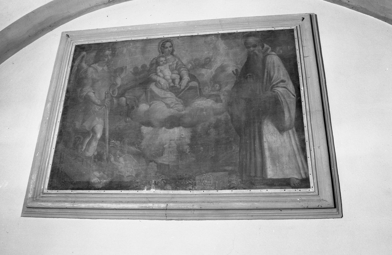 Madonna con Bambino e Santi (dipinto) - ambito toscano (sec. XVII)