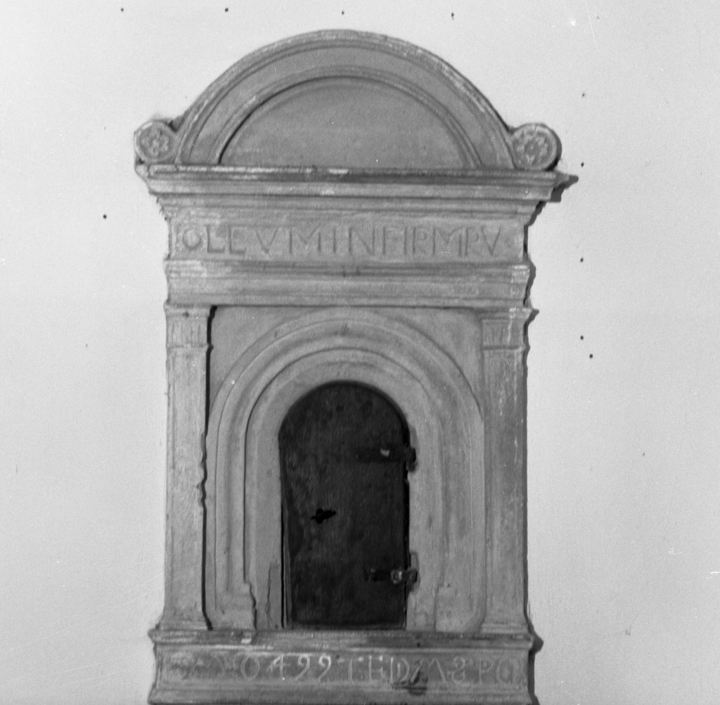 tabernacolo - bottega toscana (fine sec. XV)