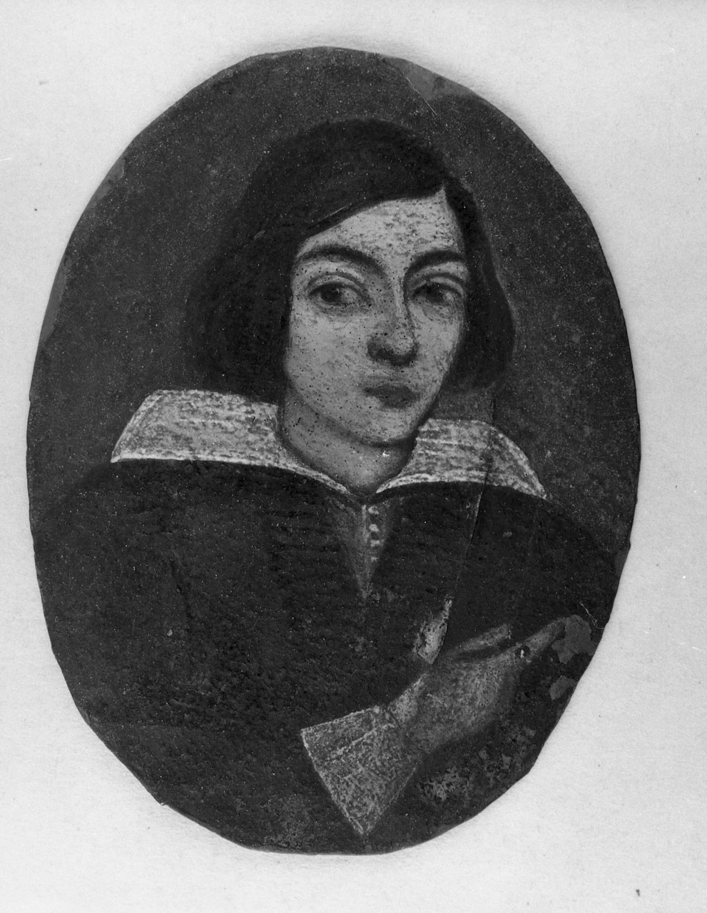 figura maschile (miniatura) - ambito toscano (prima metà sec. XVII)