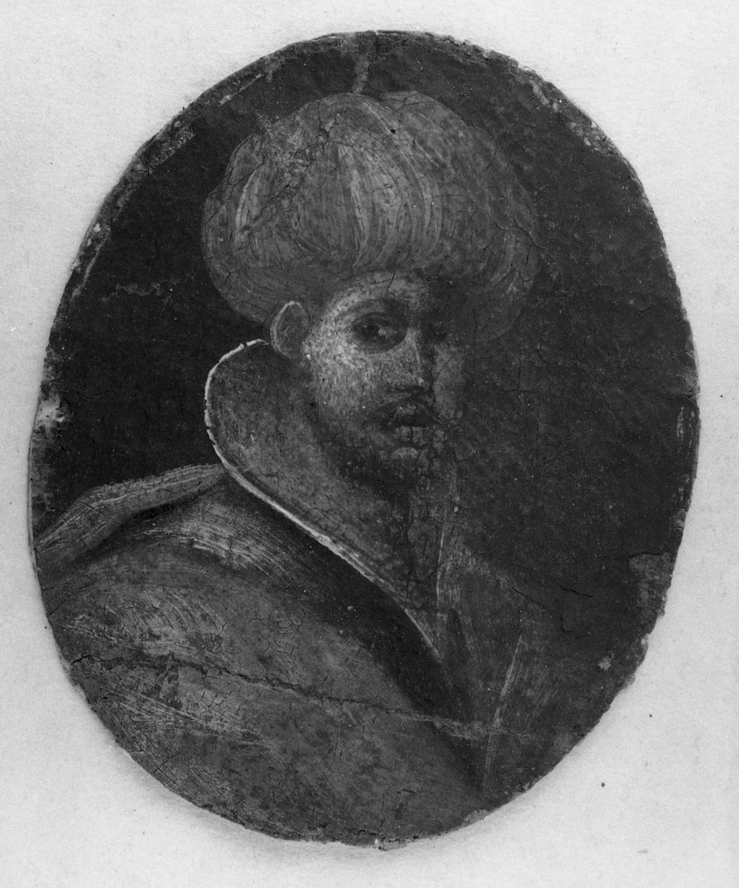 figura maschile (miniatura) - ambito Italia centrale (fine/inizio secc. XVII/ XVIII)