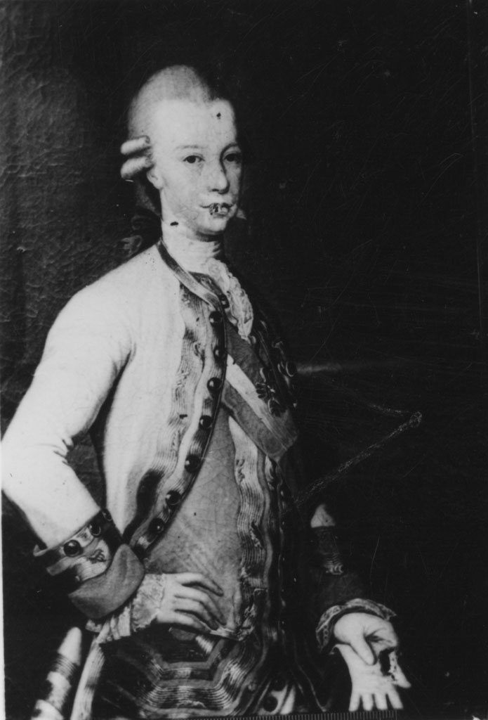 ritratto d'uomo (dipinto) - ambito toscano (seconda metà sec. XVIII)