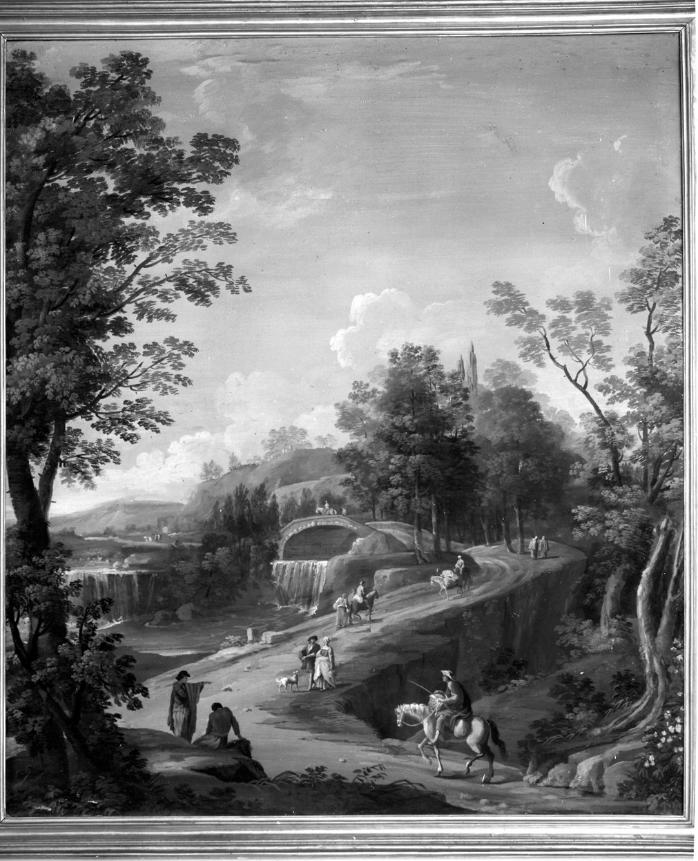 paesaggio (dipinto) - ambito toscano (primo quarto sec. XVIII)