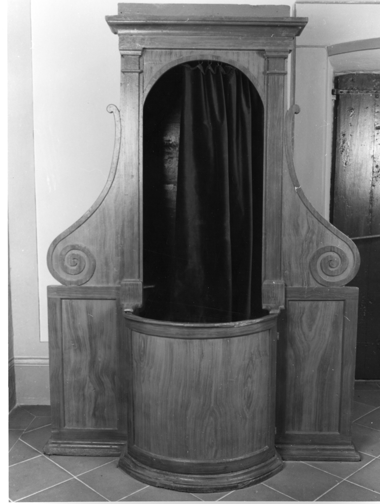 confessionale - bottega toscana (secondo quarto sec. XIX)