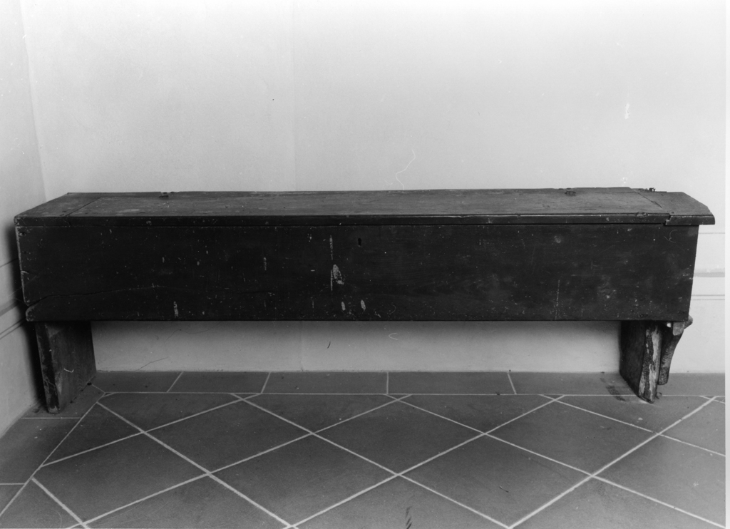 cassapanca - bottega toscana (fine sec. XIX)