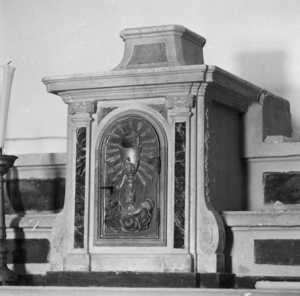 ciborio - bottega toscana (seconda metà sec. XVIII)