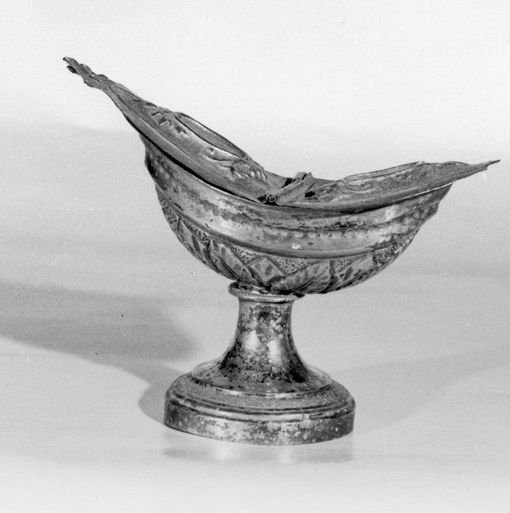 navicella portaincenso - bottega toscana (prima metà sec. XIX)