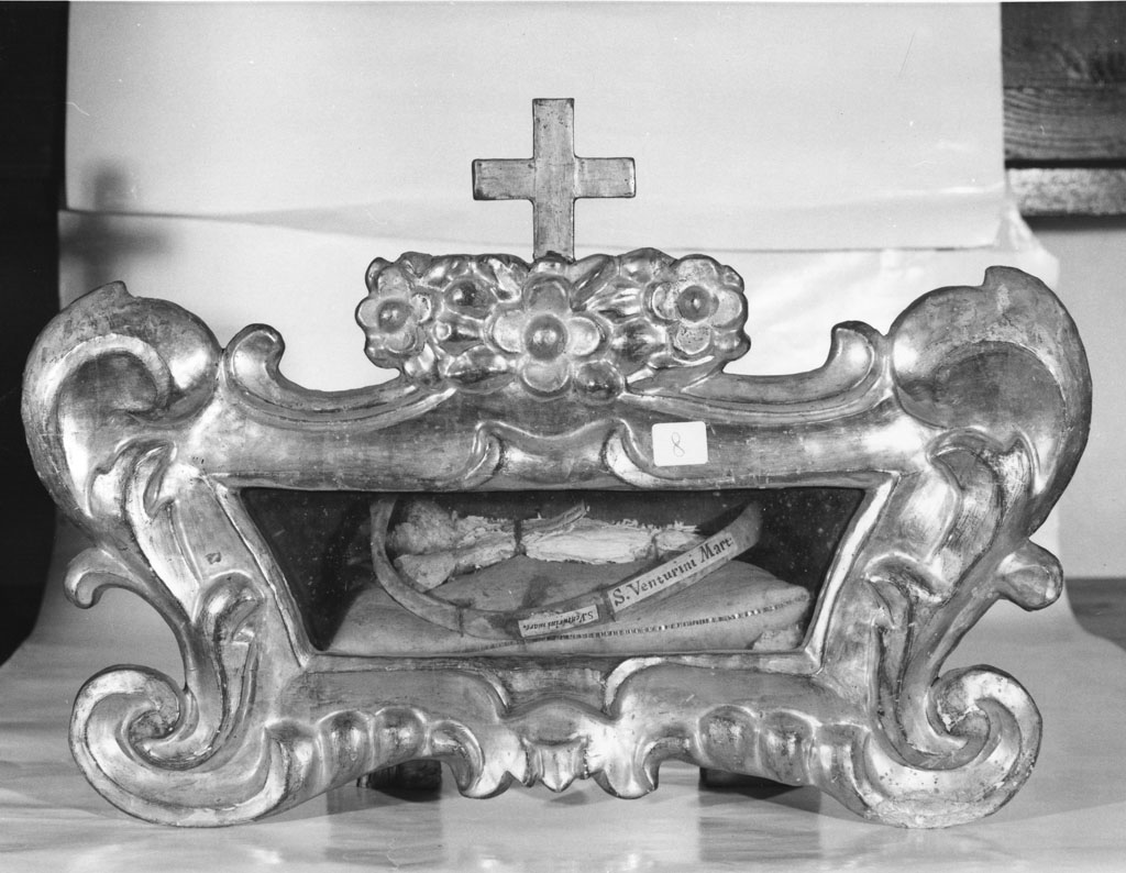 reliquiario a teca - a urna - bottega toscana (fine sec. XVIII)