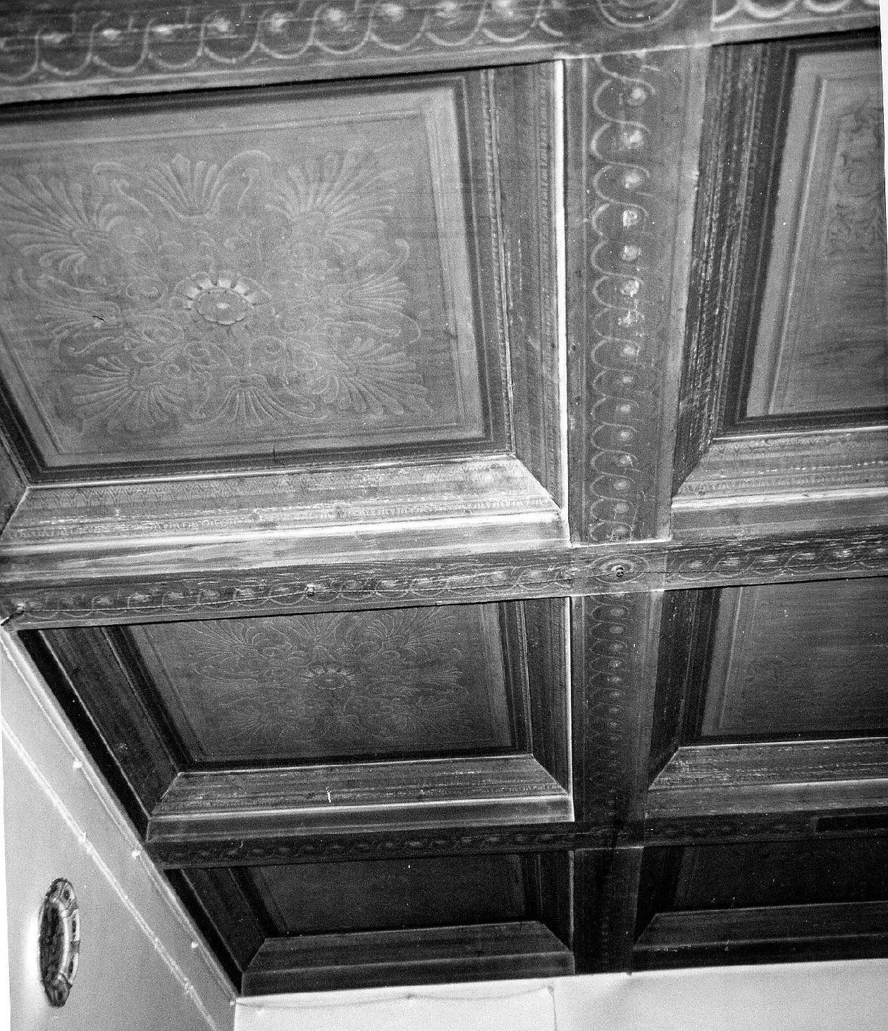 soffitto a cassettoni - bottega toscana (sec. XVII)