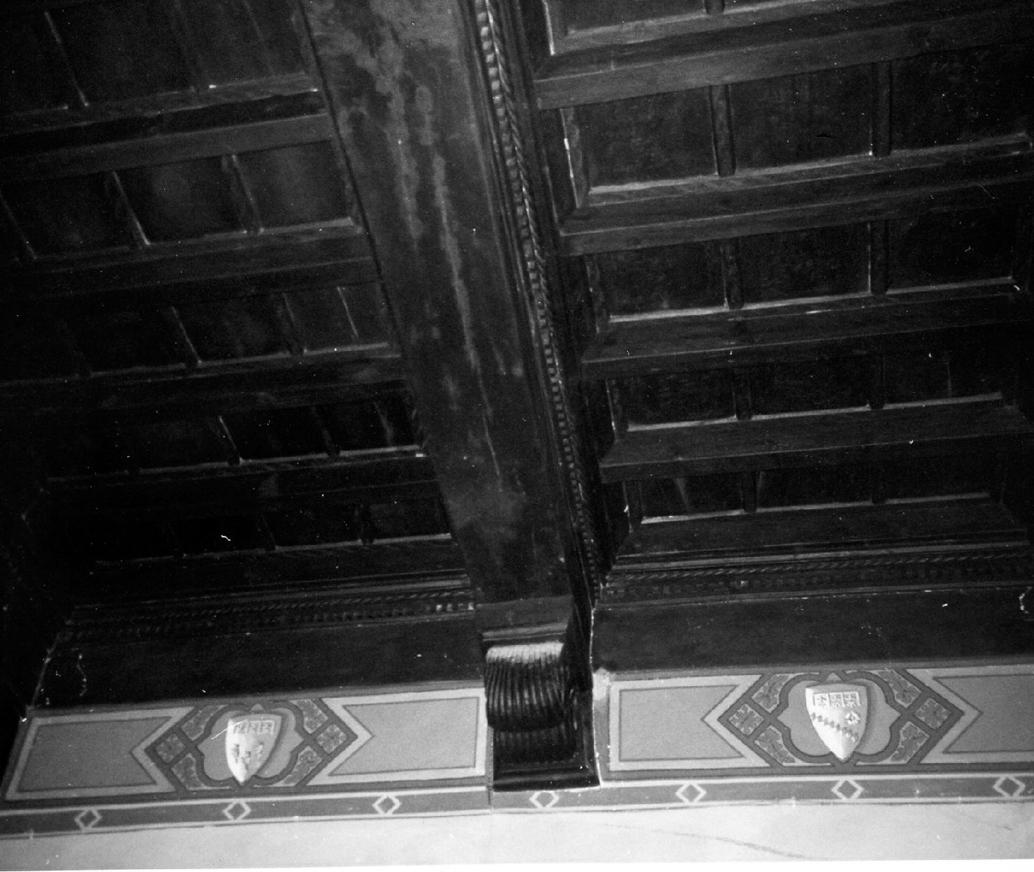 soffitto a cassettoni - bottega toscana (sec. XVI)
