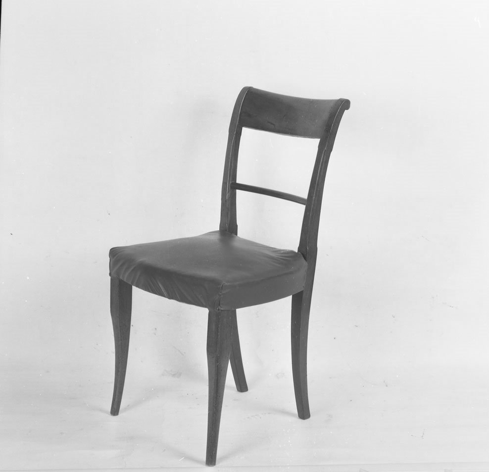 sedia, serie - bottega italiana (fine/inizio secc. XIX/ XX)