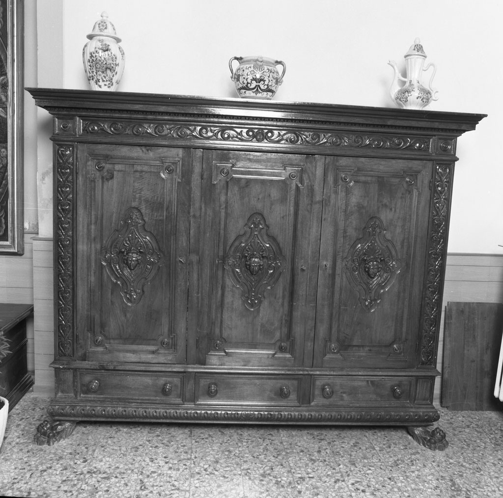 credenza - bottega toscana (sec. XVI)