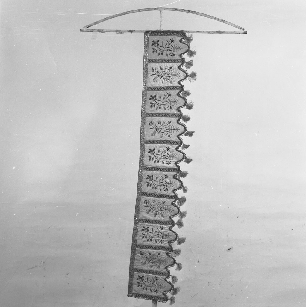 tendina - manifattura italiana (fine/inizio secc. XVIII/ XIX)