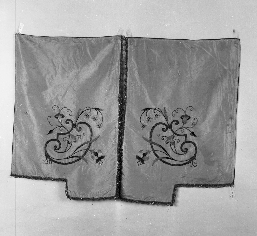 tendina, serie - manifattura italiana (fine/inizio secc. XVIII/ XIX)