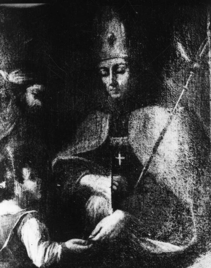 San Tommaso da Villanova con fanciullo (dipinto) - ambito italiano (sec. XVII)