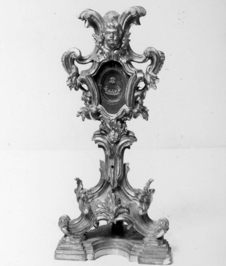 reliquiario - a ostensorio - bottega toscana (prima metà sec. XVIII)
