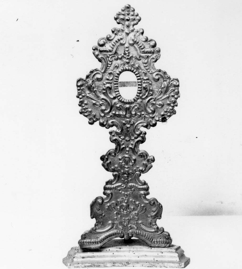 reliquiario - a ostensorio - bottega toscana (sec. XVIII)