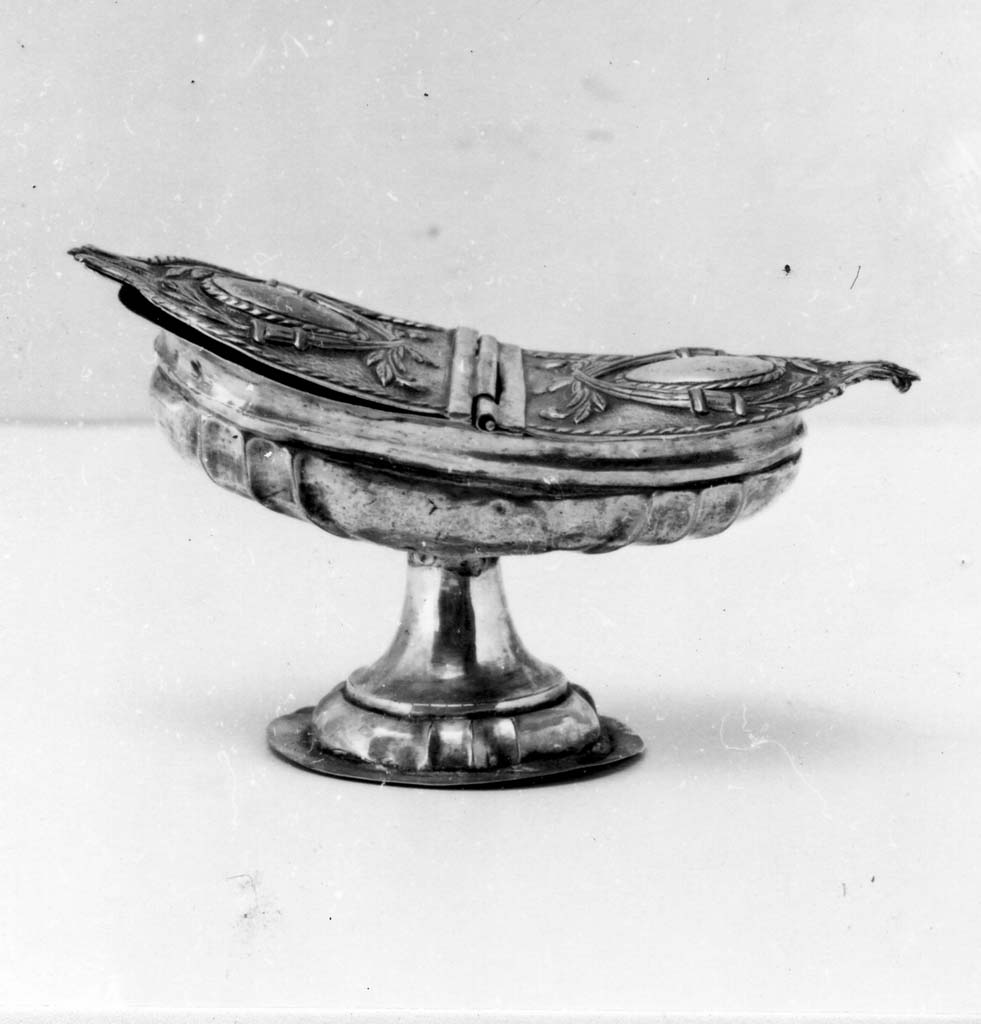 navicella portaincenso - bottega italiana (sec. XVIII)