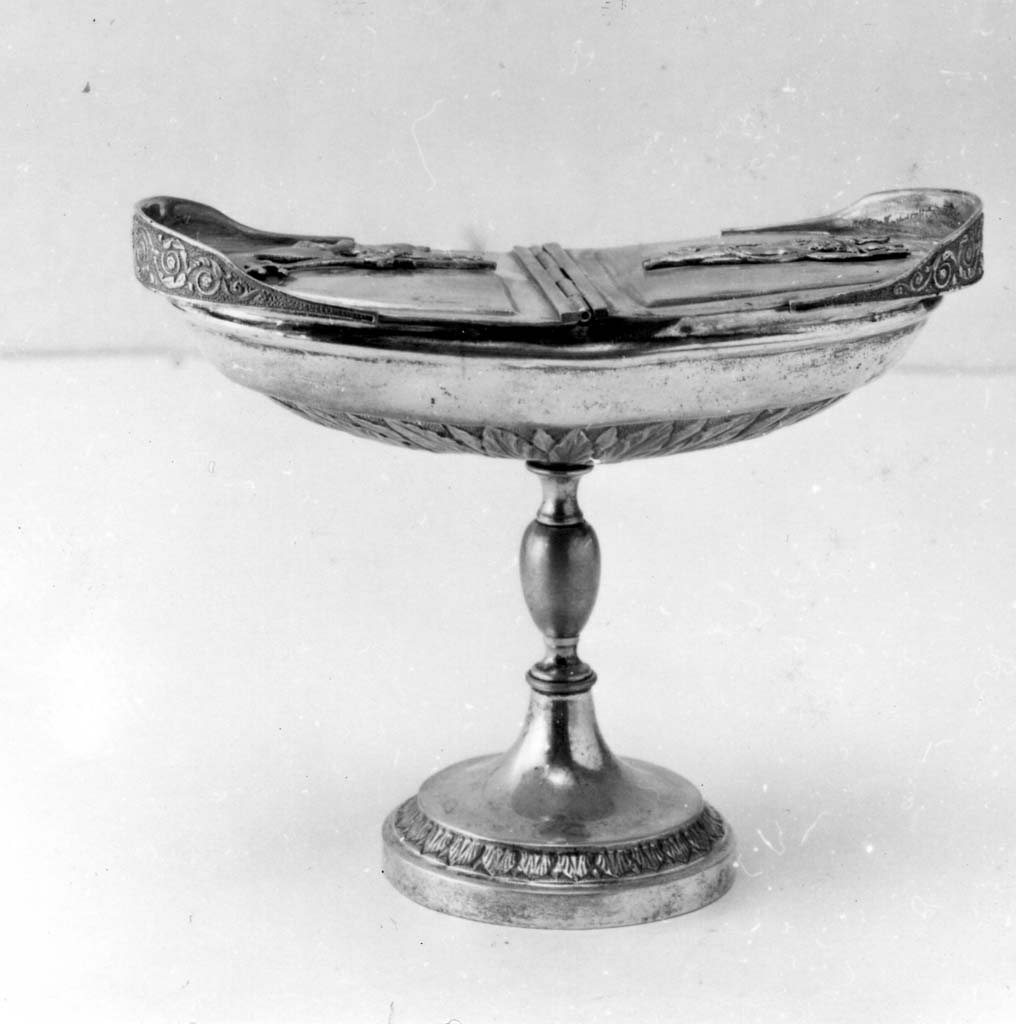 navicella portaincenso - bottega toscana (prima metà sec. XIX)