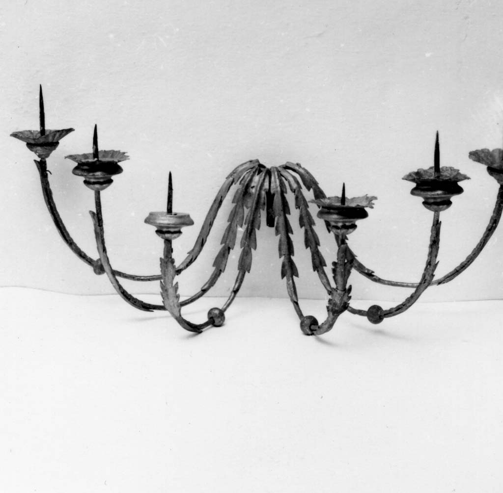 candelabro - bottega toscana (inizio sec. XIX)