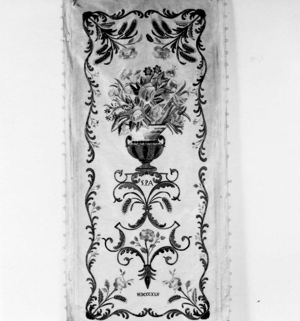 tendina - manifattura toscana (prima metà sec. XIX)