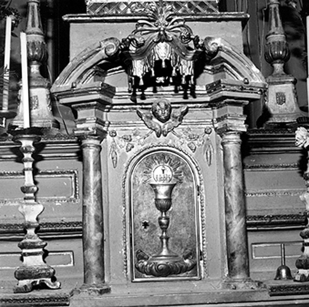 tabernacolo - bottega toscana (prima metà sec. XIX)