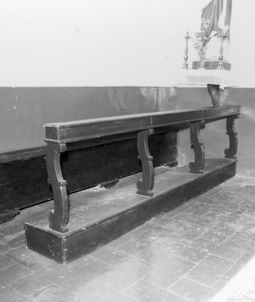 inginocchiatoio, serie - bottega toscana (fine sec. XVIII)