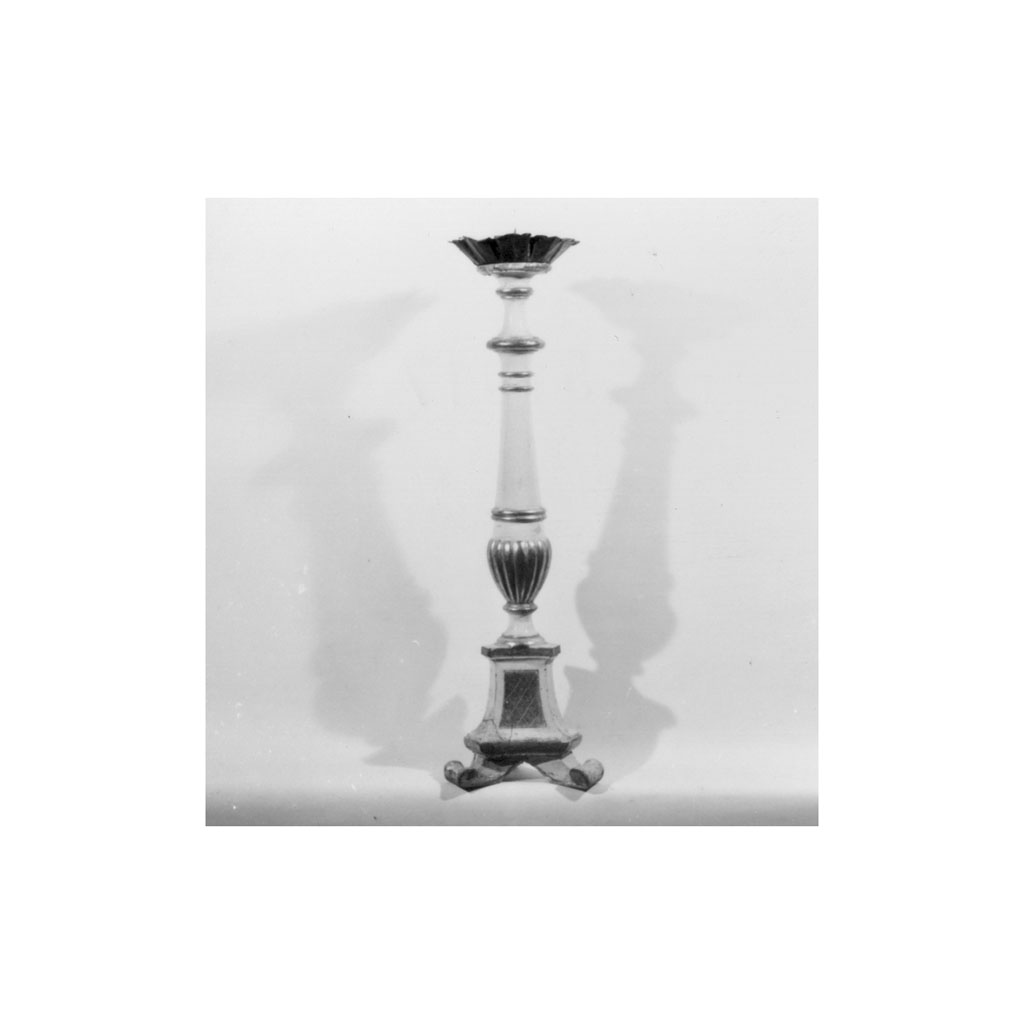 candeliere, serie - bottega toscana (fine sec. XVIII)