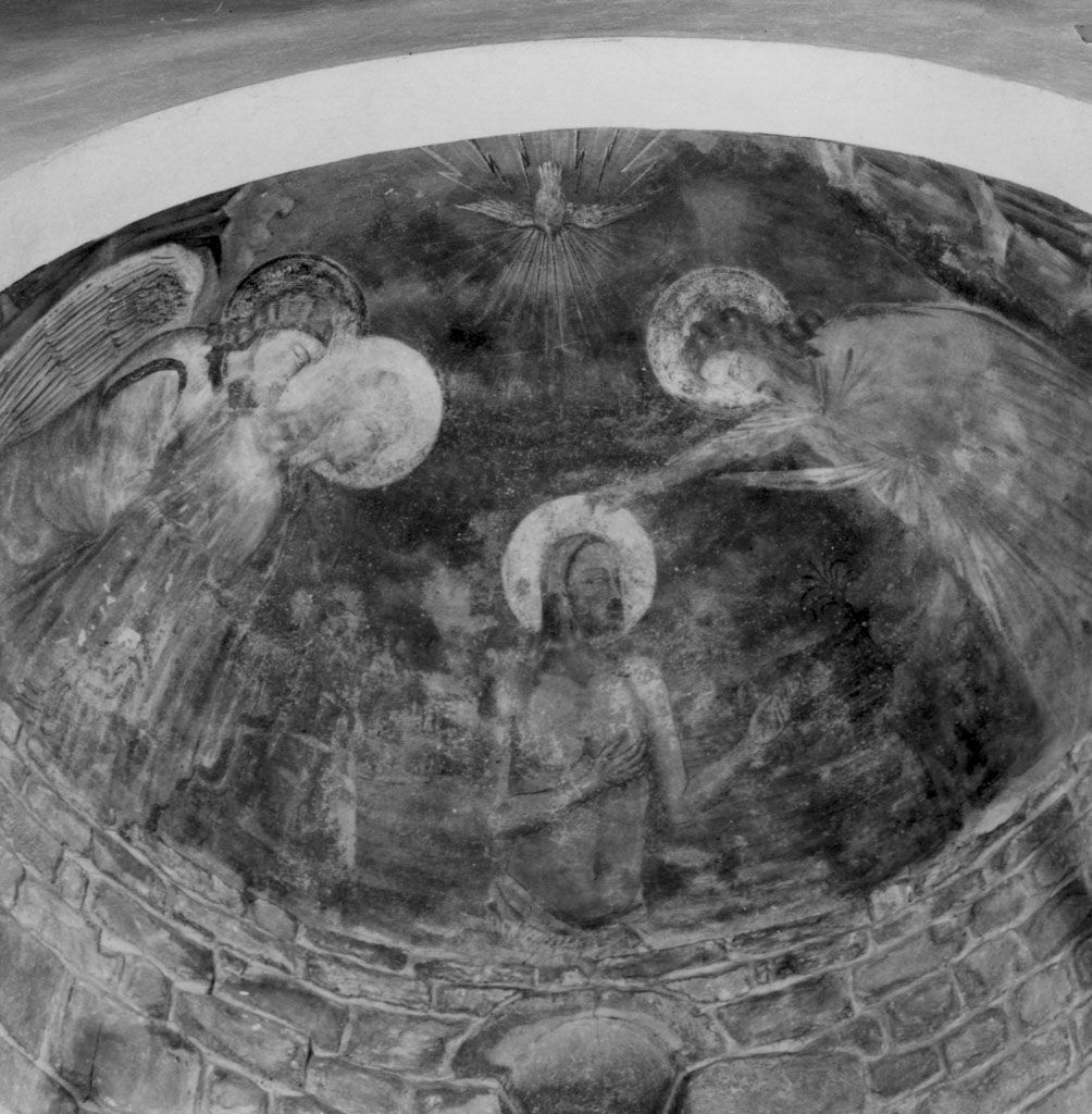 battesimo di Cristo (dipinto) - ambito toscano (secondo quarto sec. XX)