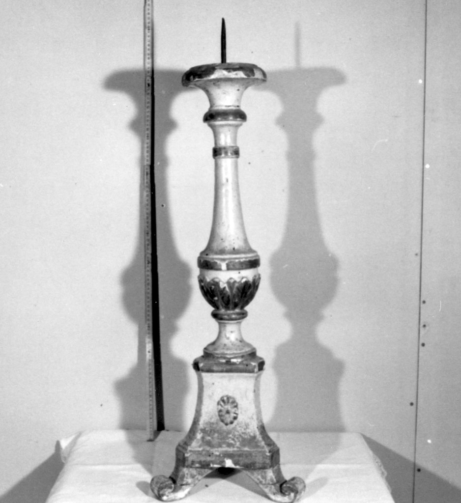 candeliere, serie - bottega toscana (prima metà sec. XIX)