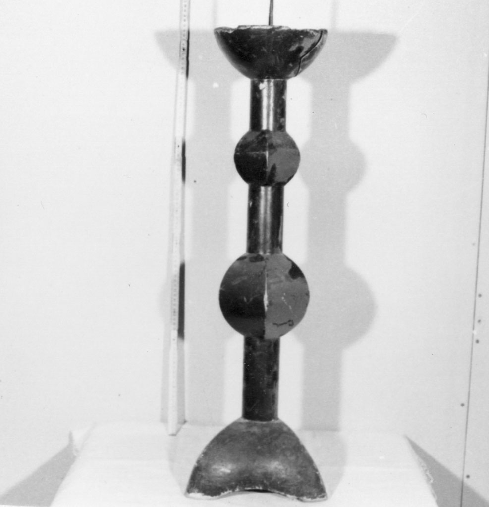 candeliere, serie - bottega toscana (seconda metà sec. XIX)