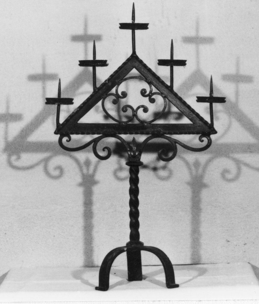 candelabro, serie - bottega toscana (sec. XX)