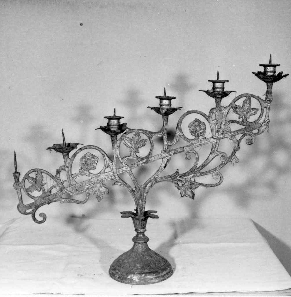 candelabro - bottega toscana (metà sec. XIX)