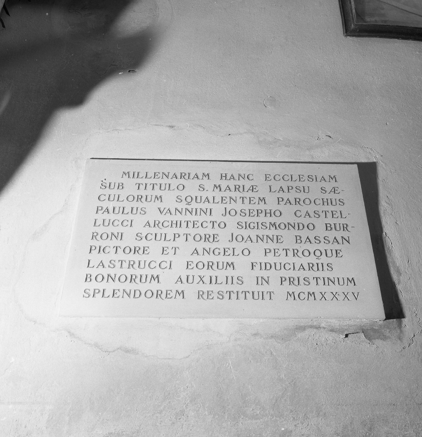 lapide - bottega aretina (sec. XX)