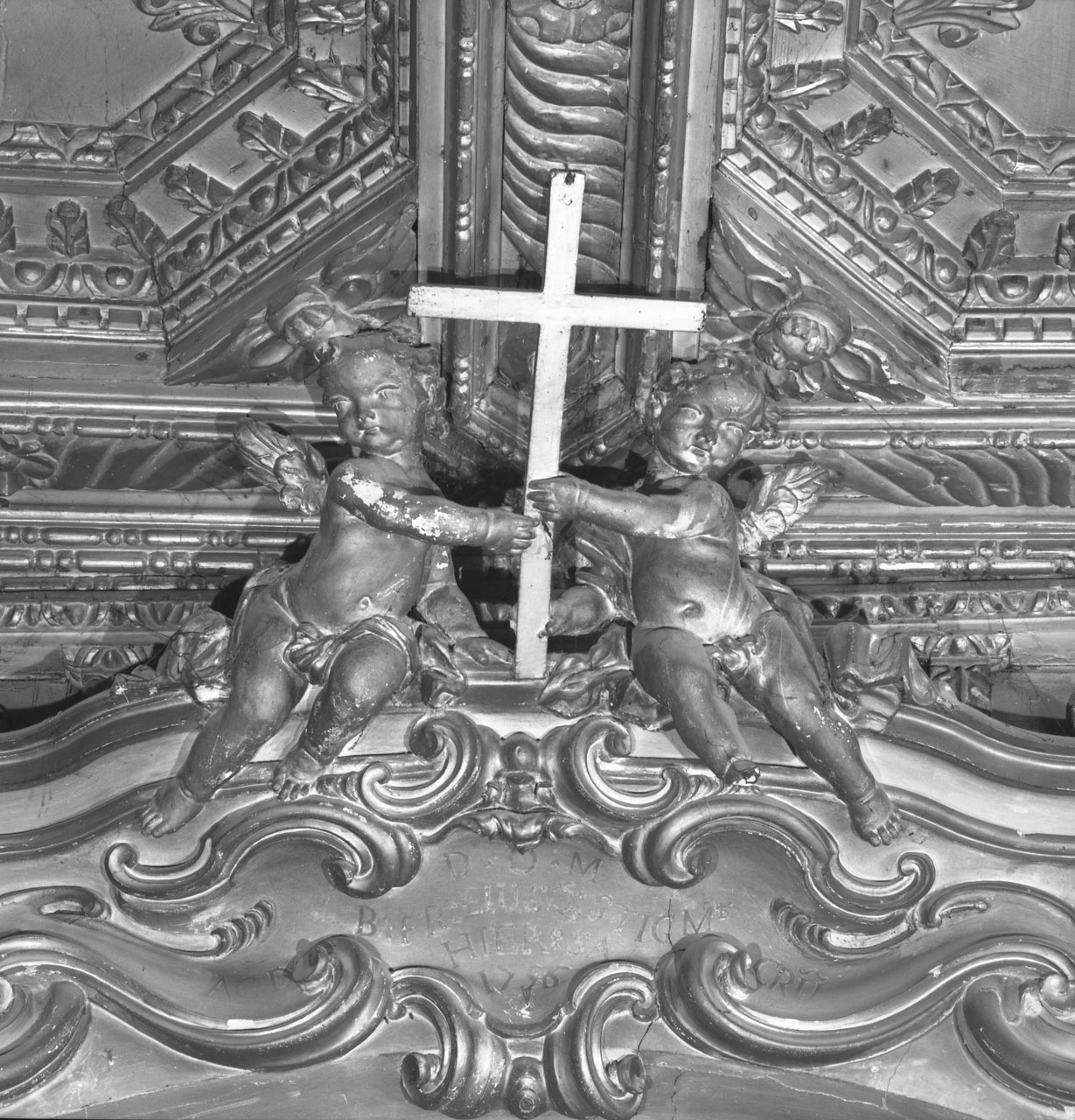 pannello - bottega italiana (metà sec. XVIII)