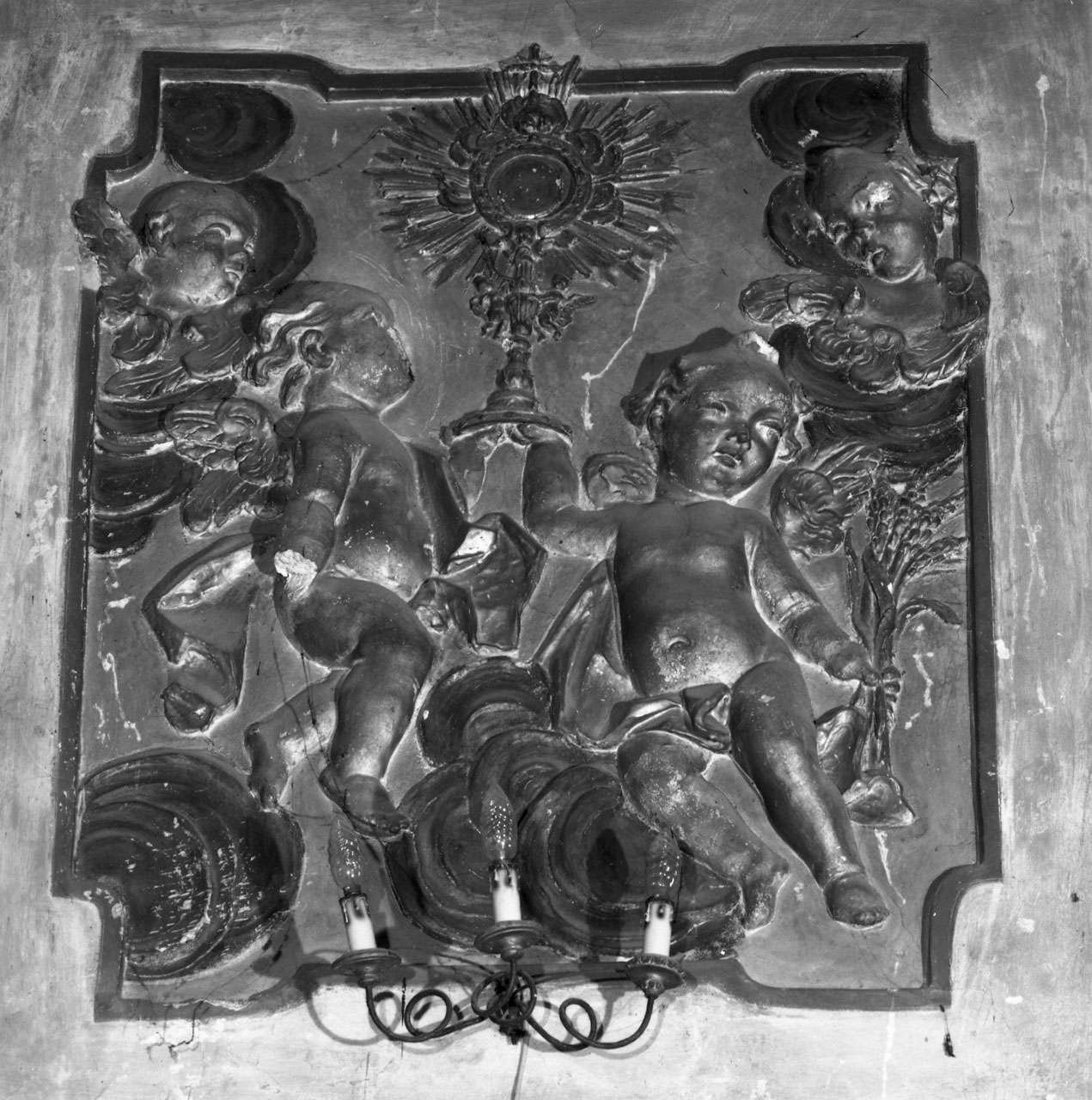 pannello - bottega italiana (metà sec. XVIII)