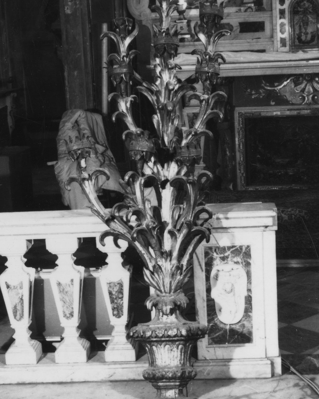 candelabro, coppia - bottega aretina (fine sec. XVIII)