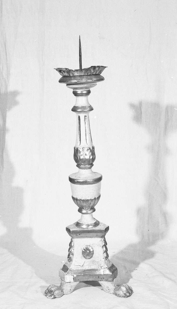 candeliere - bottega aretina (inizio sec. XIX)